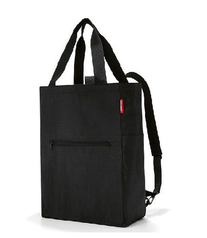 Bolsa mochila mini maxi 2 in 1 black Reisenthel