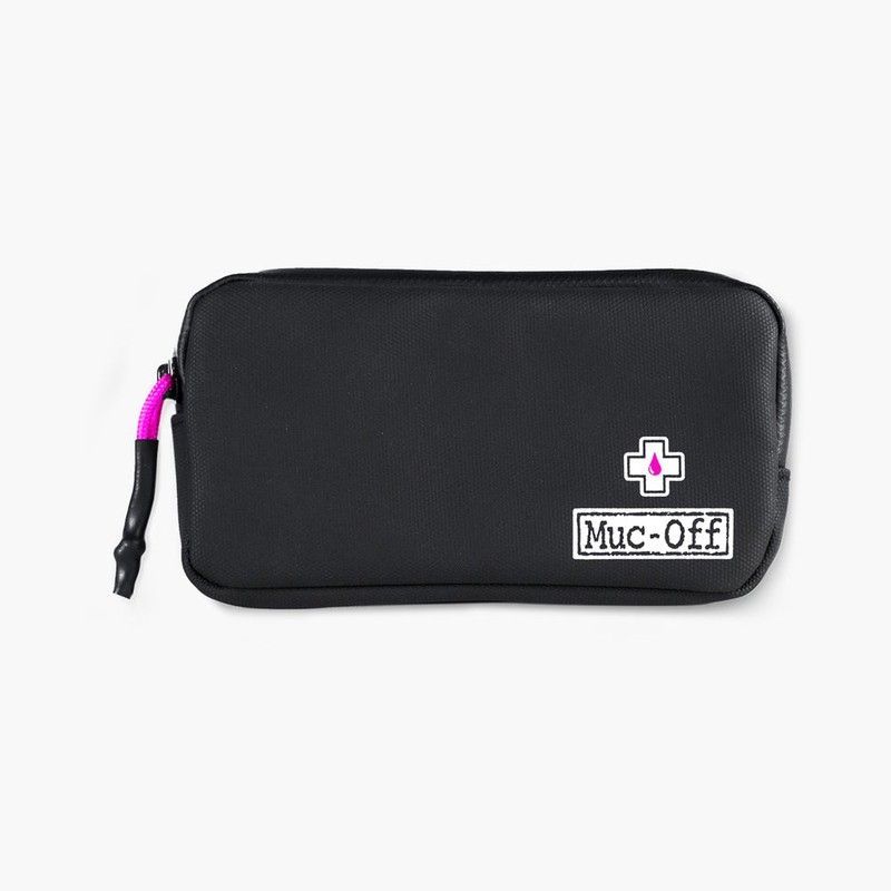 Bolsa Muc-Off Essentials Impermeable Negra 170x90x20 mm | Almacenamiento Seguro y Compacto para tus Accesorios