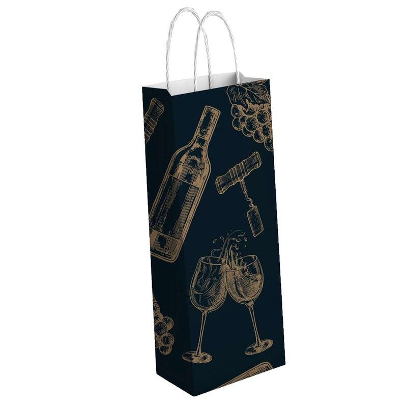 Bolsa Papel de regalo botella (N-1004)