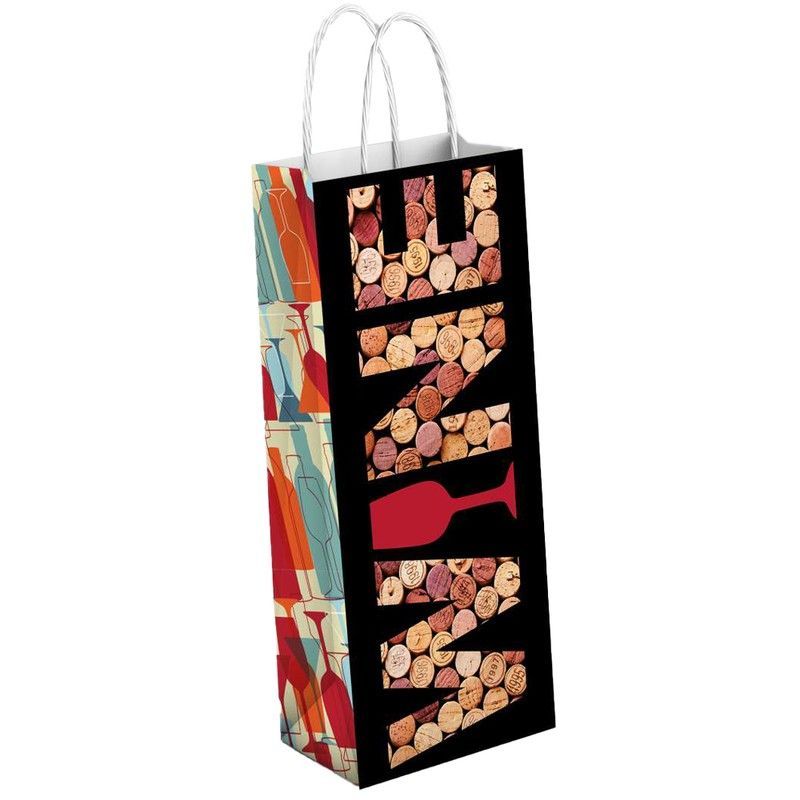 Bolsa Papel de regalo botella (N-6596)