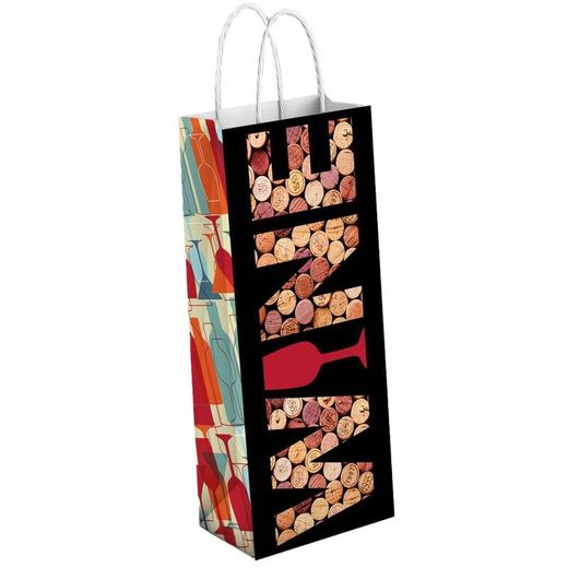 Bolsa Papel de regalo botella (N-6596)