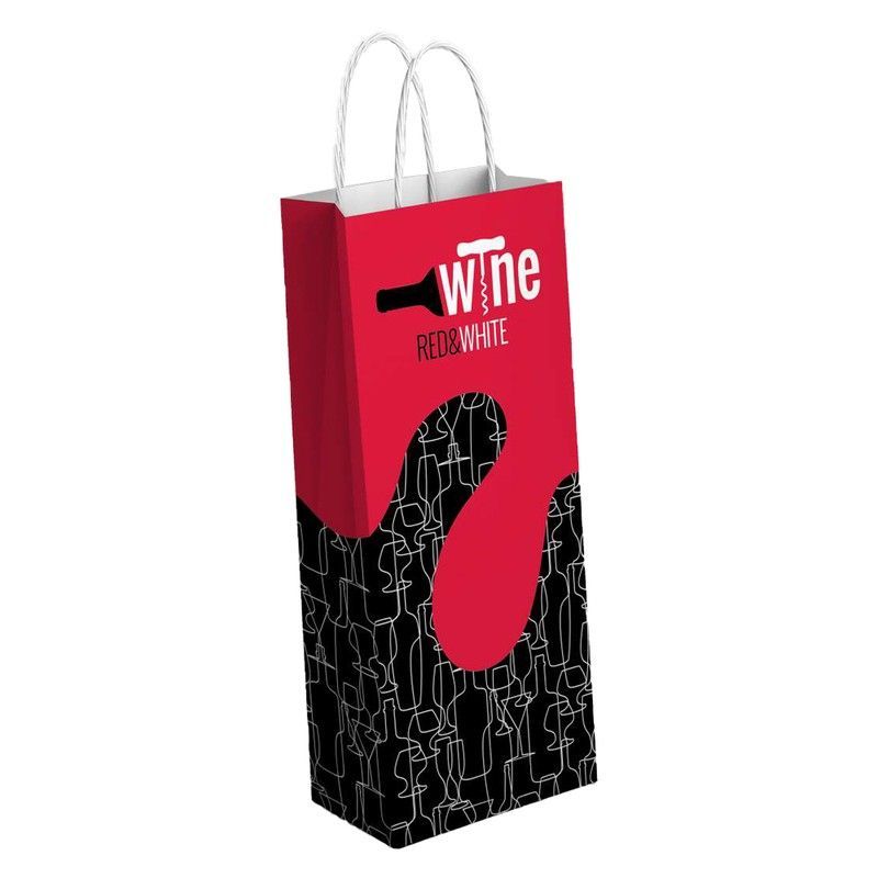 Bolsa Papel de regalo botella (N-6597)