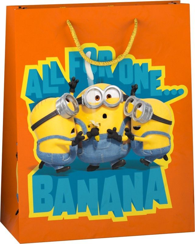 Bolsa Papel de Regalo Grande Minions