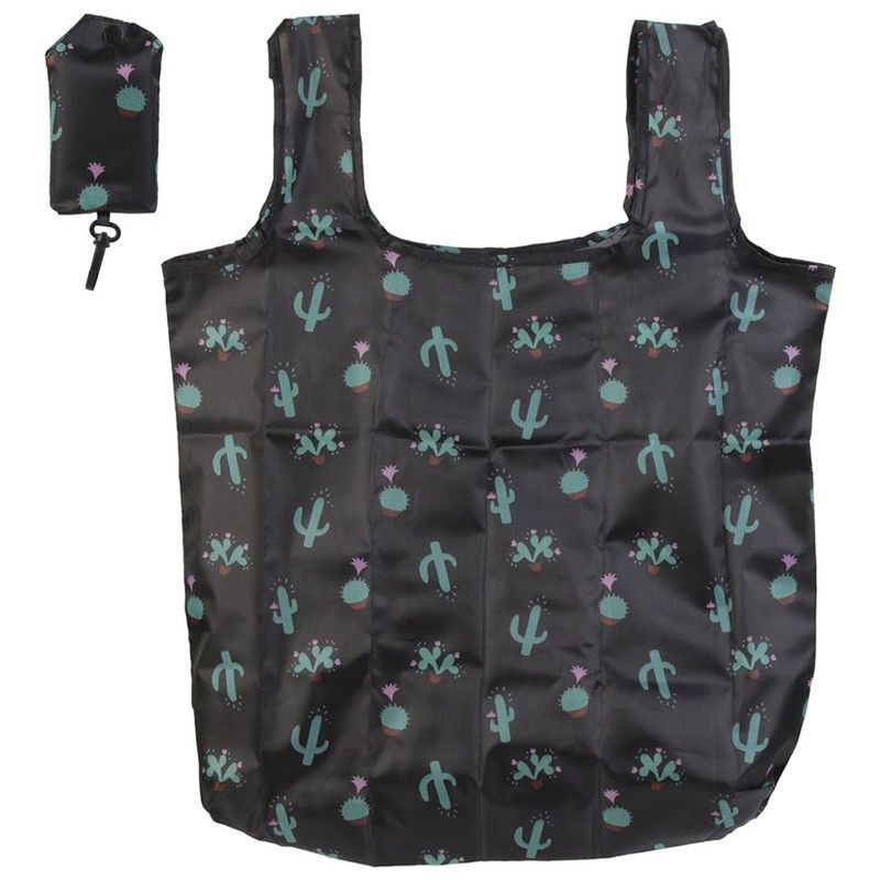 Bolsa plegable especial bolso Entretemps Flamant Cactus Bolsa Compra Plegable 42X58 Cm.