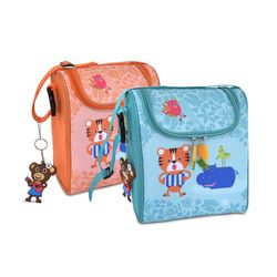 Bolsa Portacomida Baby Bag Infantil Snack Rico Funny Jungle Iris