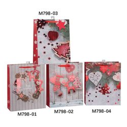 Bolsa regalo decorada Jena 42x30 cm.