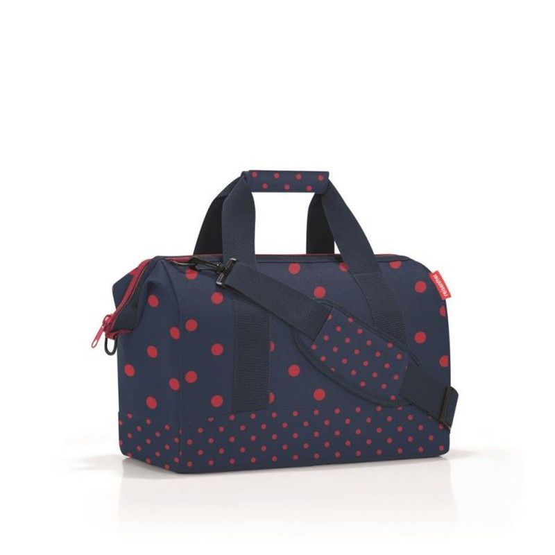 Bolsa viaje allrounder M mixed dots-red Reisenthel