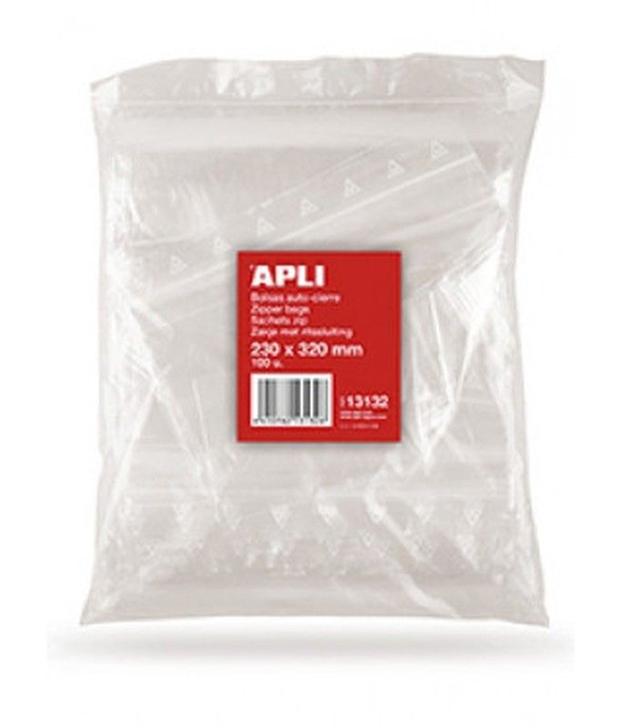 Bolsas auto cierre 220 x 310 mm. 100 und.