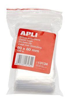 Bolsas auto cierre 60 x 80 mm 100 und.