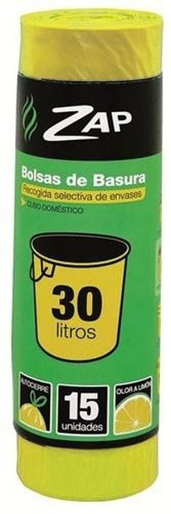 Bolsas de basura 30 litros. Capacidad normal
