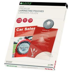 Bolsas plastificación Leitz DIN A3 (caja 100) 175 micras