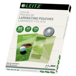 Bolsas plastificación Leitz DIN A5 (caja 100) 80 micras