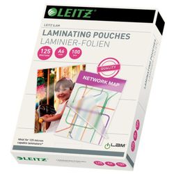 Bolsas plastificación Leitz DIN A6. 154 x 111mm. (Caja 100 ) 125 micras