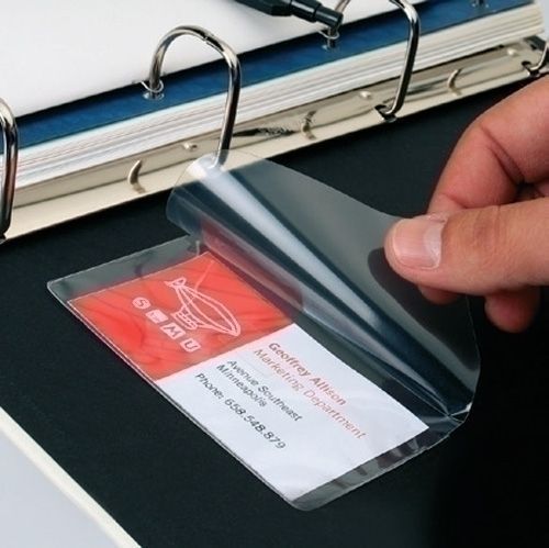 Bolsillos adhesivos APLI 55x102mm (paquete de 6 unidades)