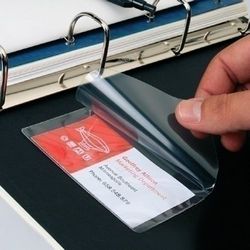 Bolsillos adhesivos APLI 55x102mm (paquete de 6 unidades)