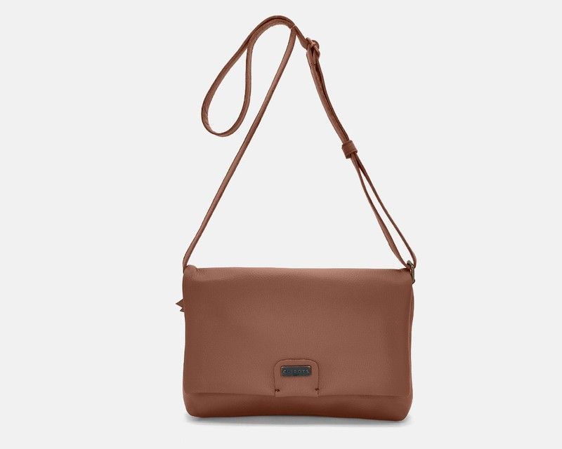 Bolso bandolera con solapa CUIROTS Seta de piel