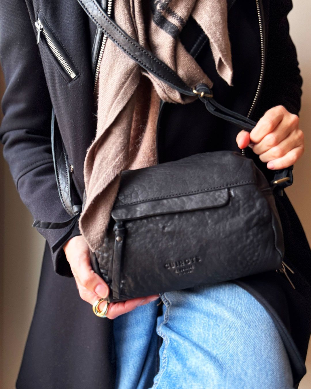 Bolso bandolera pequeño CUIROTS Australia de piel