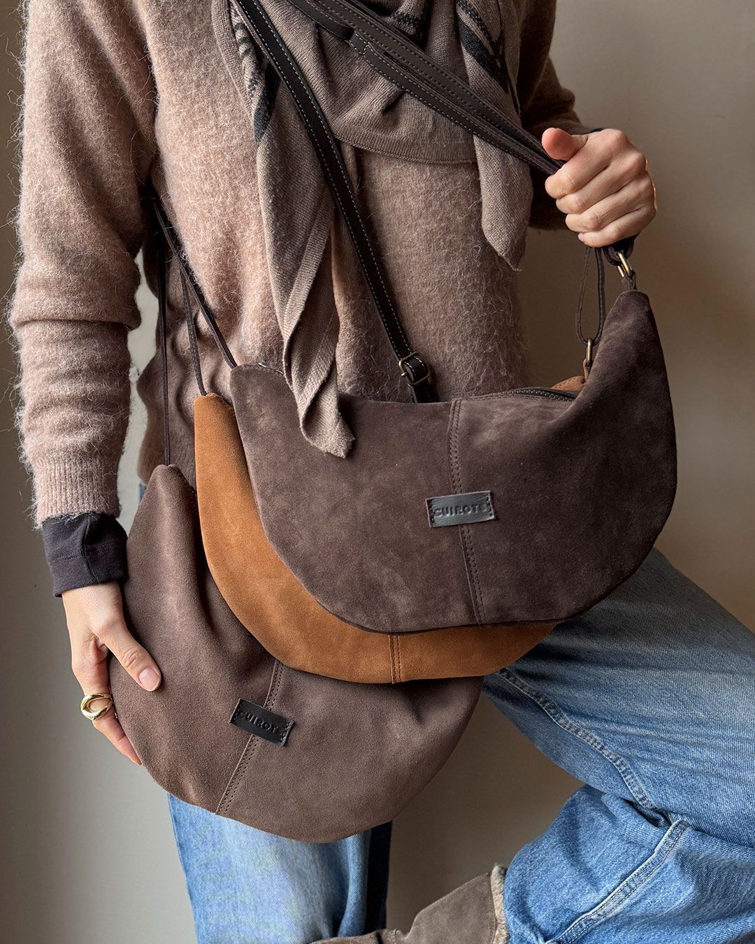 Bolso bandolera Zoe de CUIROTS