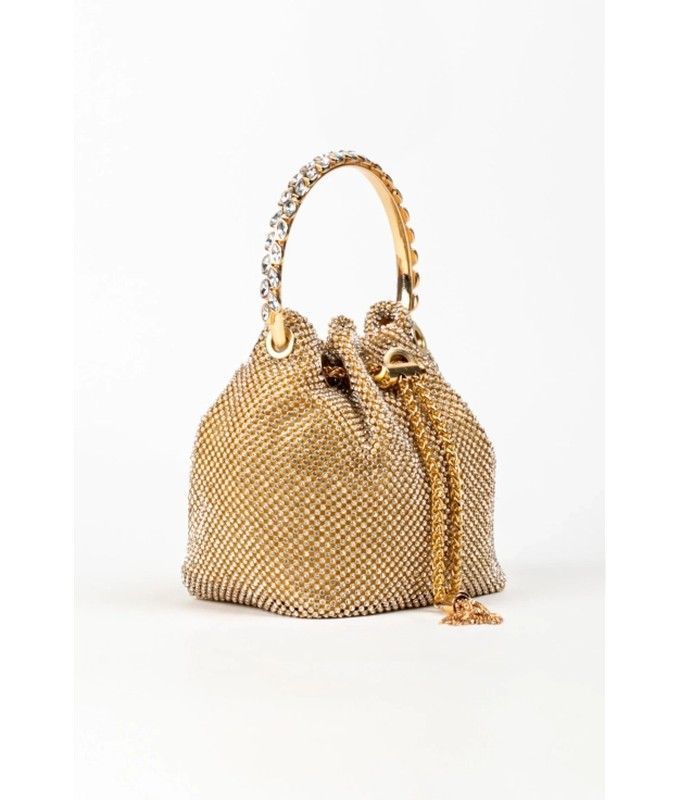 Bolso Bombonera Glam Oro