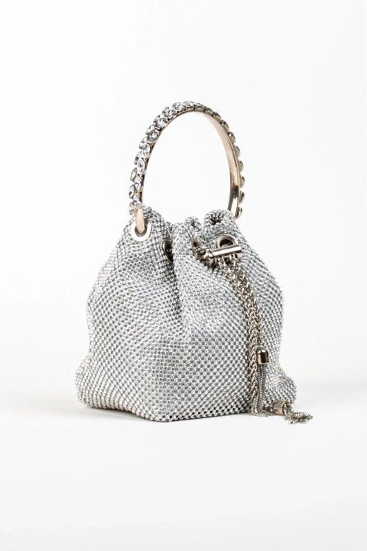 Bolso Bombonera Glam Plata