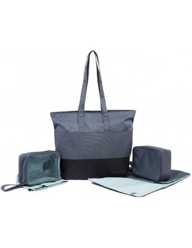 Bolso Cambiador Maternal Quinny color Graphite