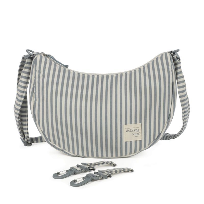 Bolso crosbody Gondola Walking Mum Preliné Rayas Matcha