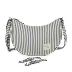 Bolso crosbody Gondola Walking Mum Preliné Rayas Matcha