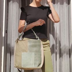 Bolso de hombro CUIROTS Patchwork