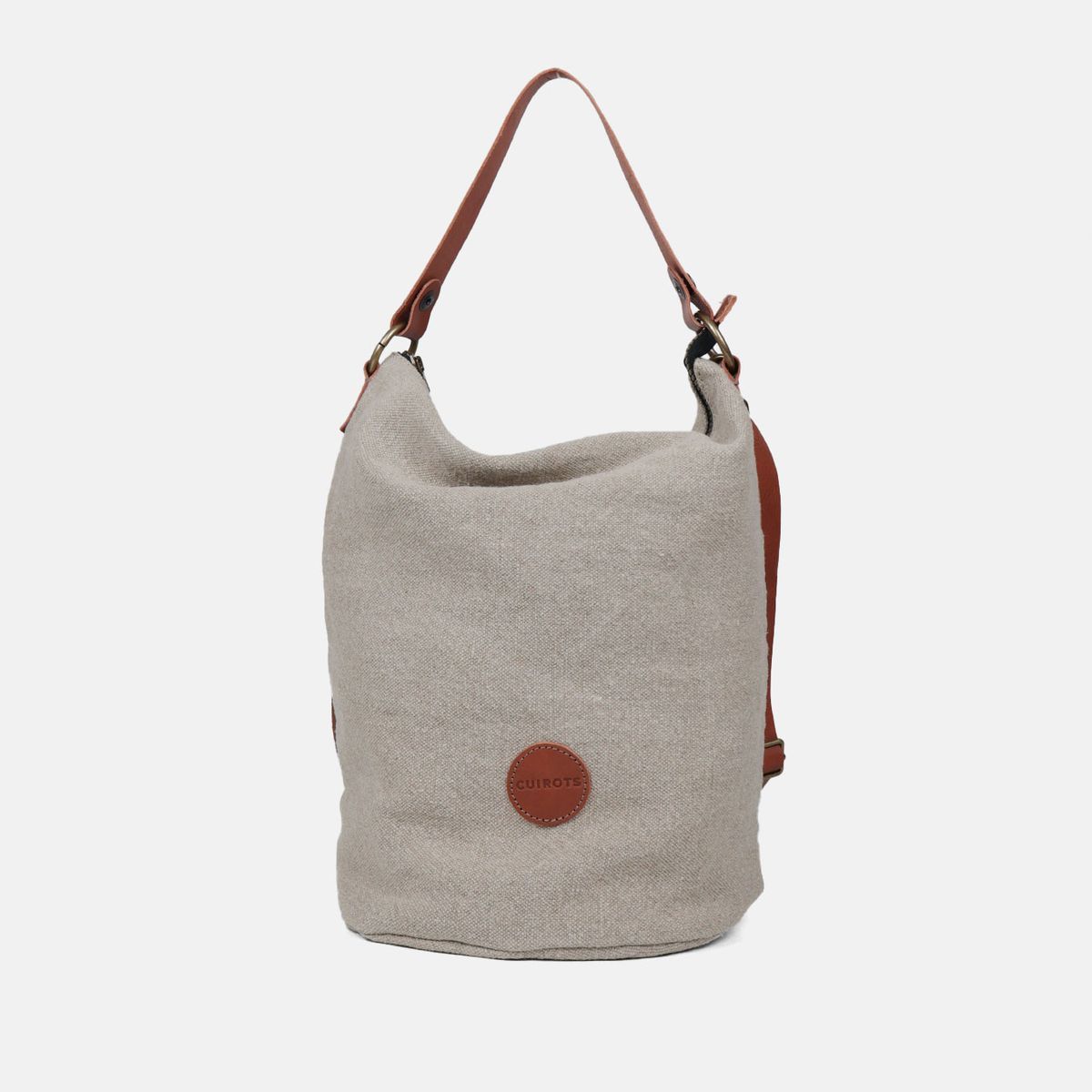Bolso de hombro lino CUIROTS Louise