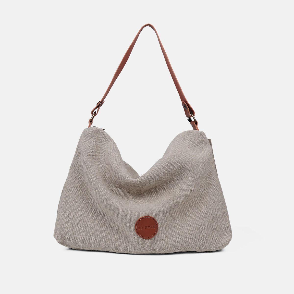 Bolso de hombro lino CUIROTS Louise