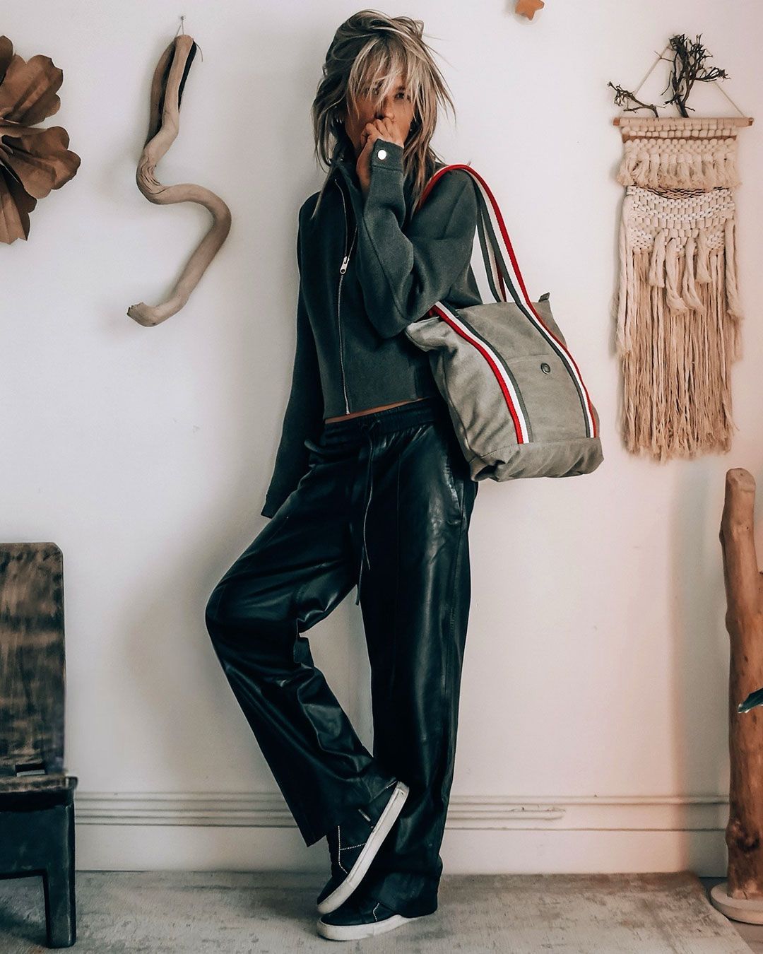 Bolso de hombro tipo shopper CUIROTS Nuck