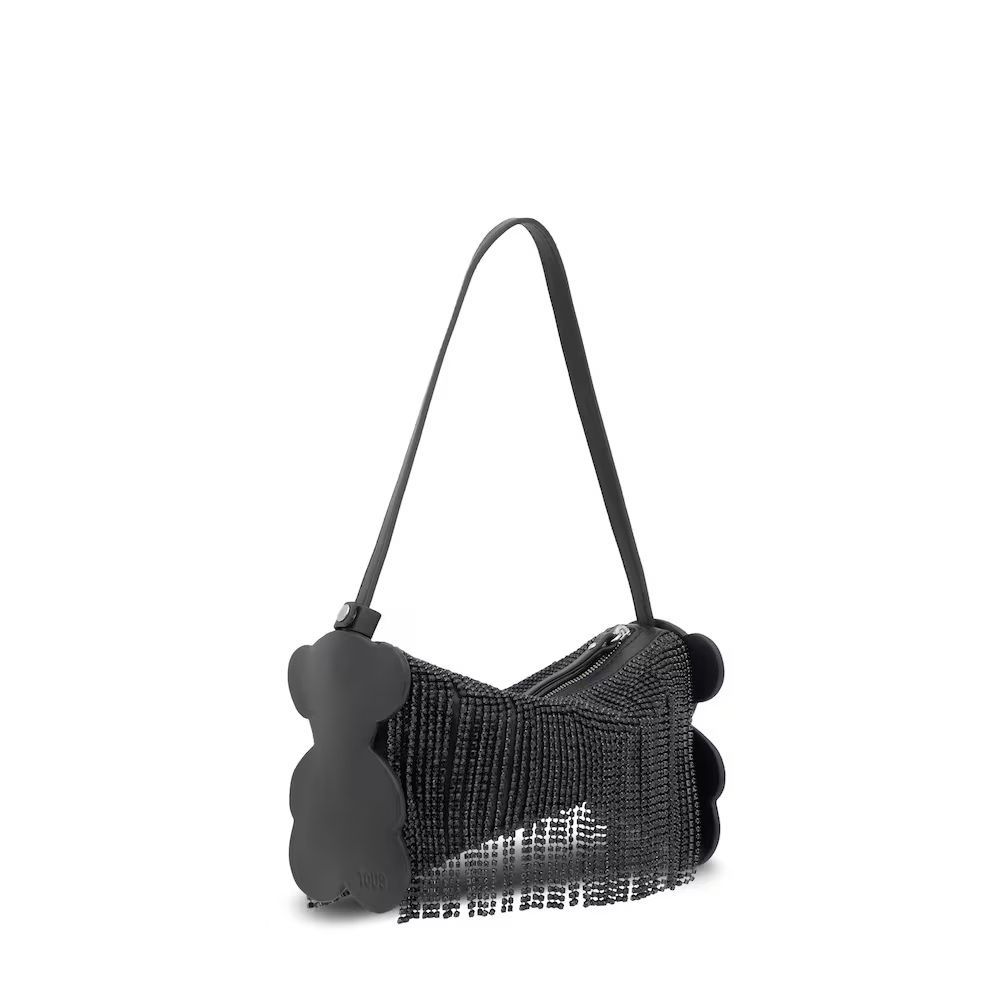Bolso de hombro Tous Salsi Negro Rivere