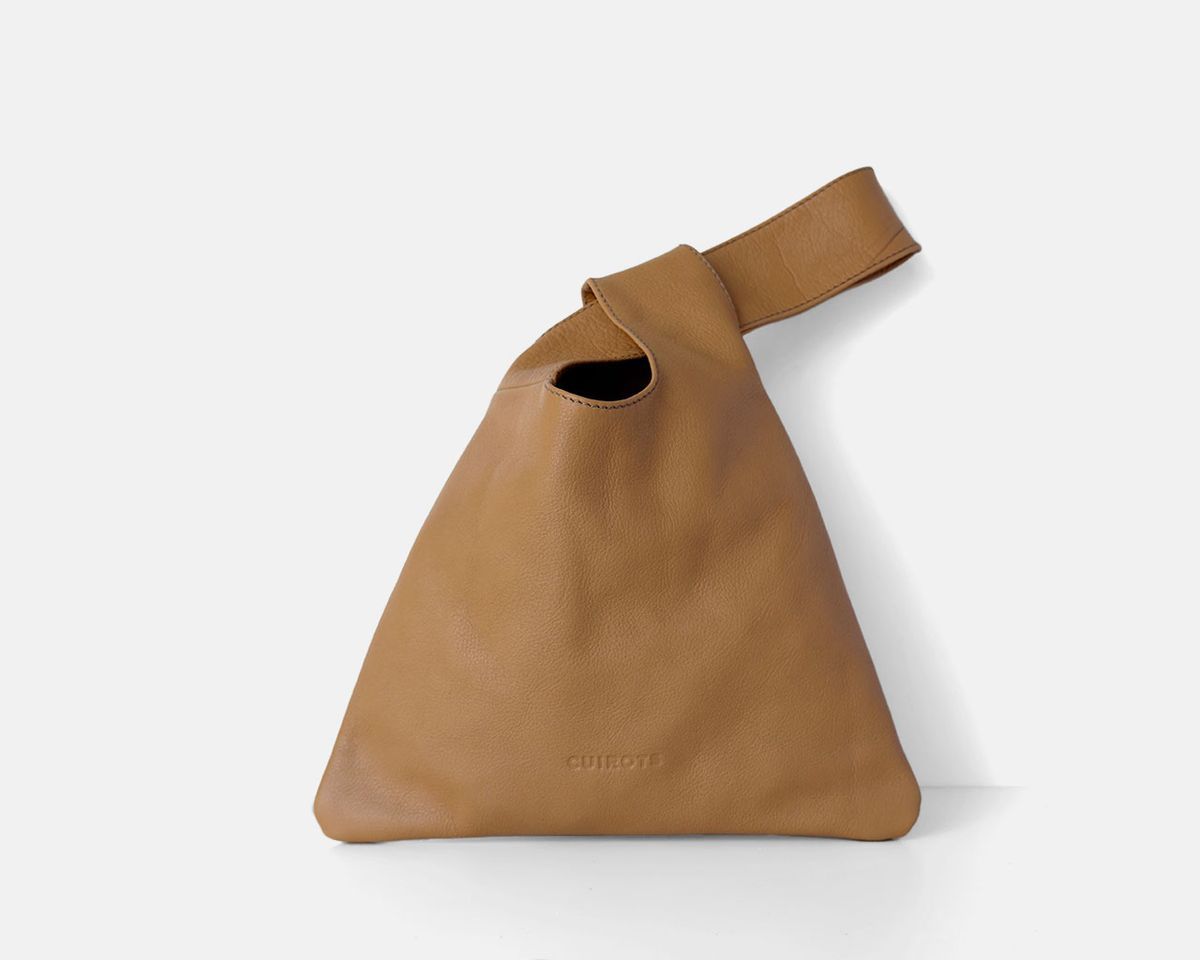 Bolso de mano CUIROTS Anna beige