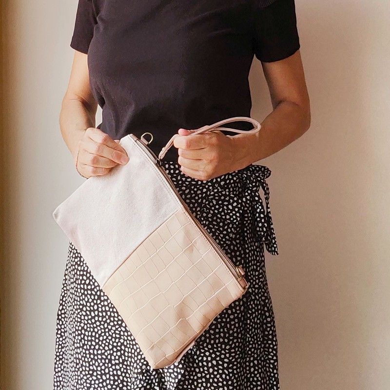 Bolso de mano CUIROTS Patchwork