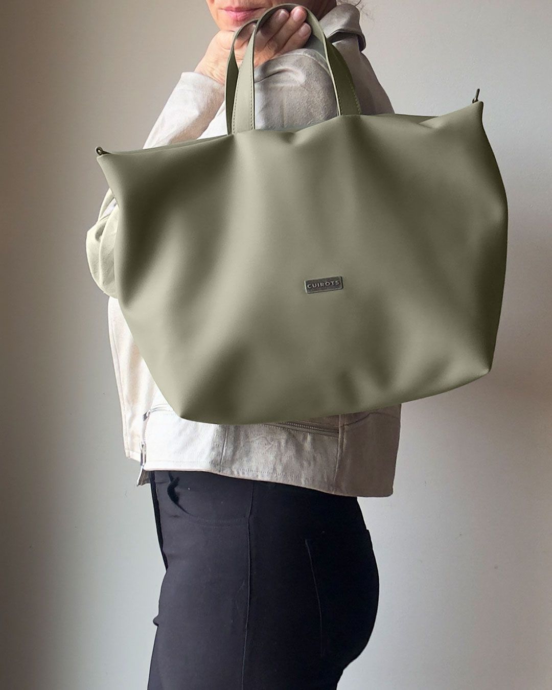 Bolso de mano y bandolera grande CUIROTS Bio