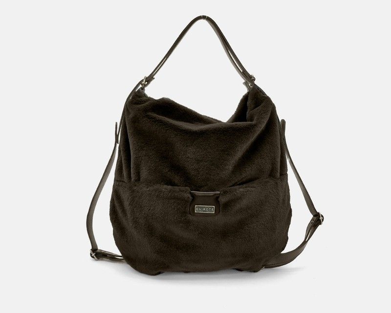 Bolso mochila CUIROTS Grosseto con pelito