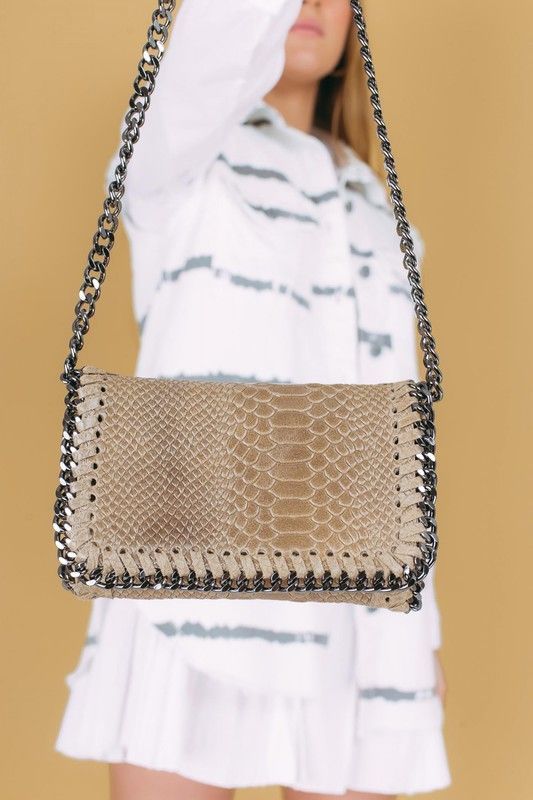 Bolso Stella Estampado Beige