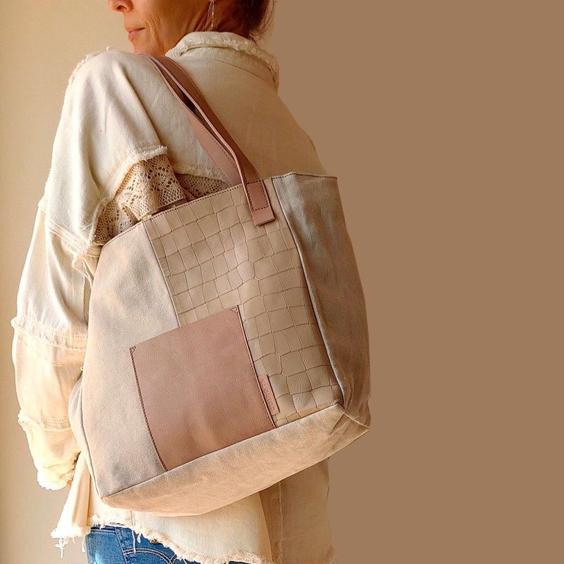 Bolso tote CUIROTS Patchwork
