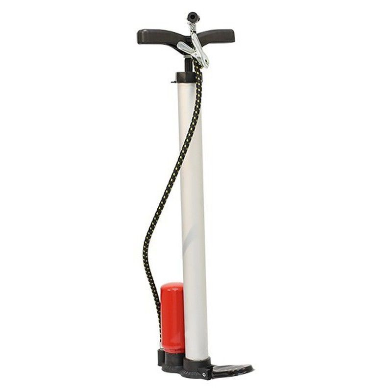 Bomba de pie con acumulador