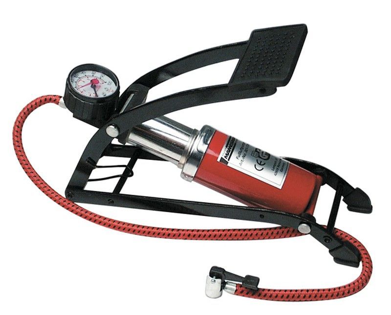 Bomba Inflado Pie C/Manometro