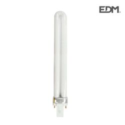 Bombilla fluorescente pl 11w luz actinica 23,5cm edm