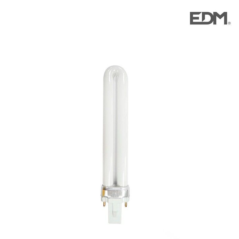 Bombilla fluorescente pl 9w luz actinica 16,5cm (recambio para 06032) edm