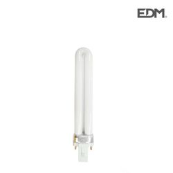 Bombilla fluorescente pl 9w luz actinica 16,5cm (recambio para 06032) edm