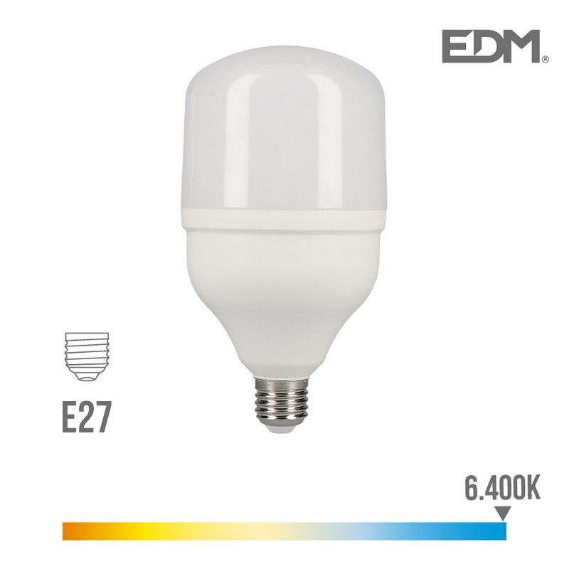 Bombilla industrial led e27 20w 1700 lm 6400k luz fria edm
