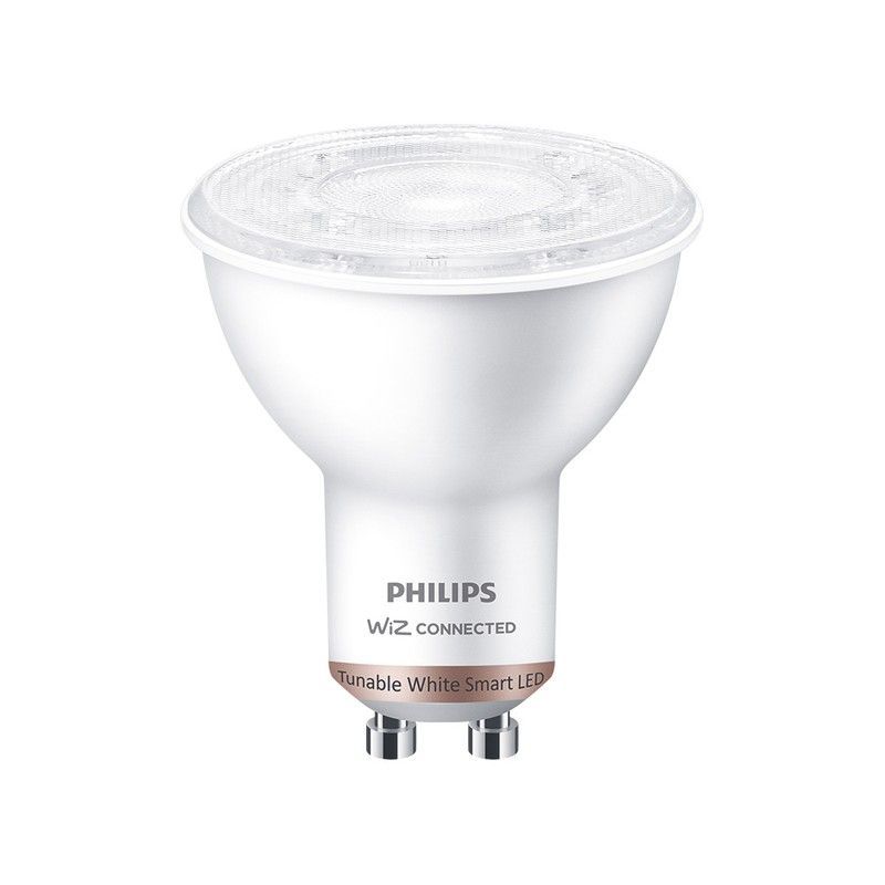 Bombilla Led Gu10 4,7w 2.700k-6.500k 345 Lm Wifi Philips Wiz