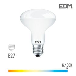 Bombilla reflectora led r90 e27 12w 1055 lm 6400k luz fria edm
