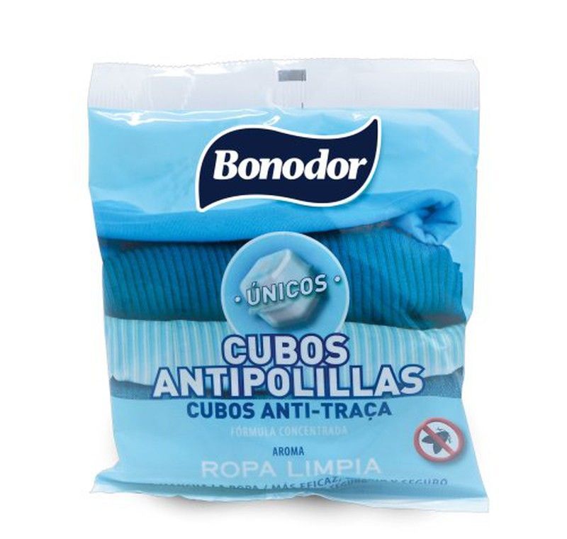Bonodor Antipolilla 20 Cubos Ropa Limpia