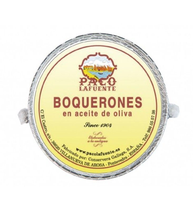 Boquerones aceite de oliva paco lafuente rr125 g