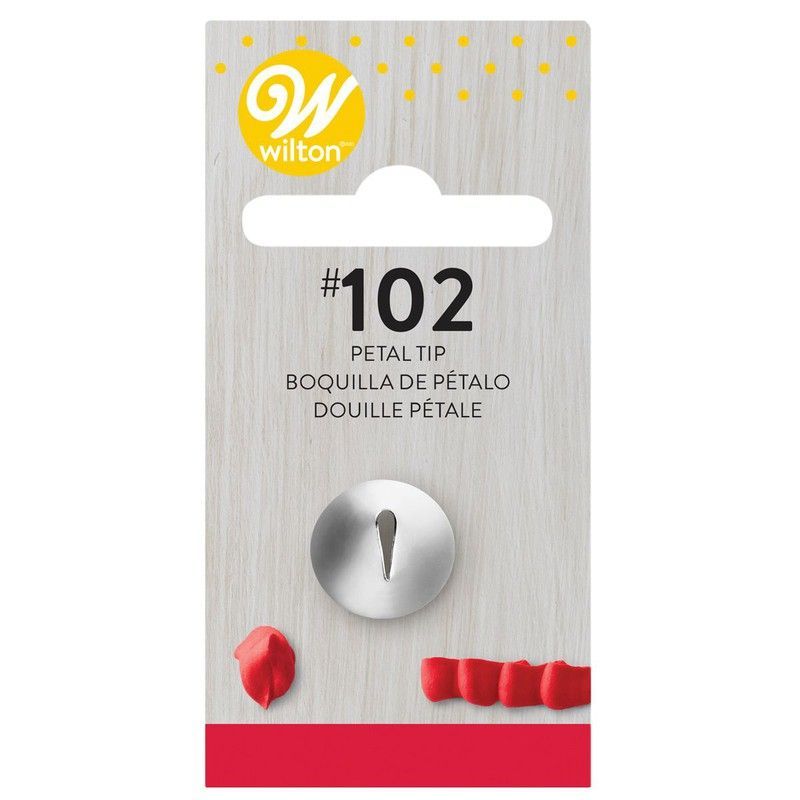 Boquilla decoración pétalo num 102 wilton