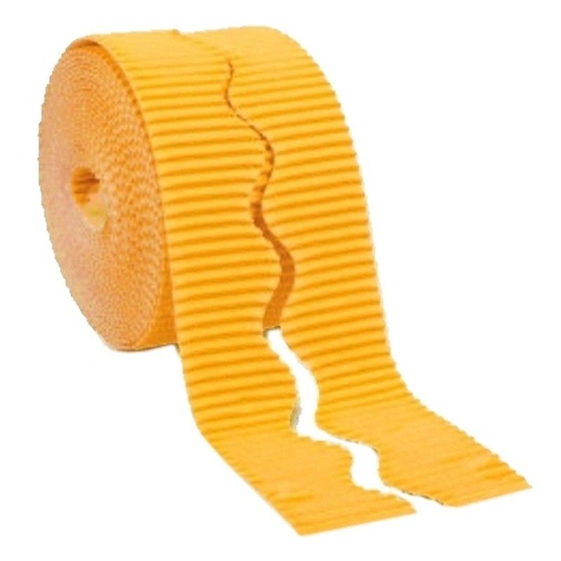 Borde de ondas 57 mm x 15 m Amarillo Oro